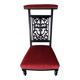 Period Napoléon III prie-dieu - Decorated with a cross and heart.