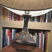 70s stainless steel lamp design