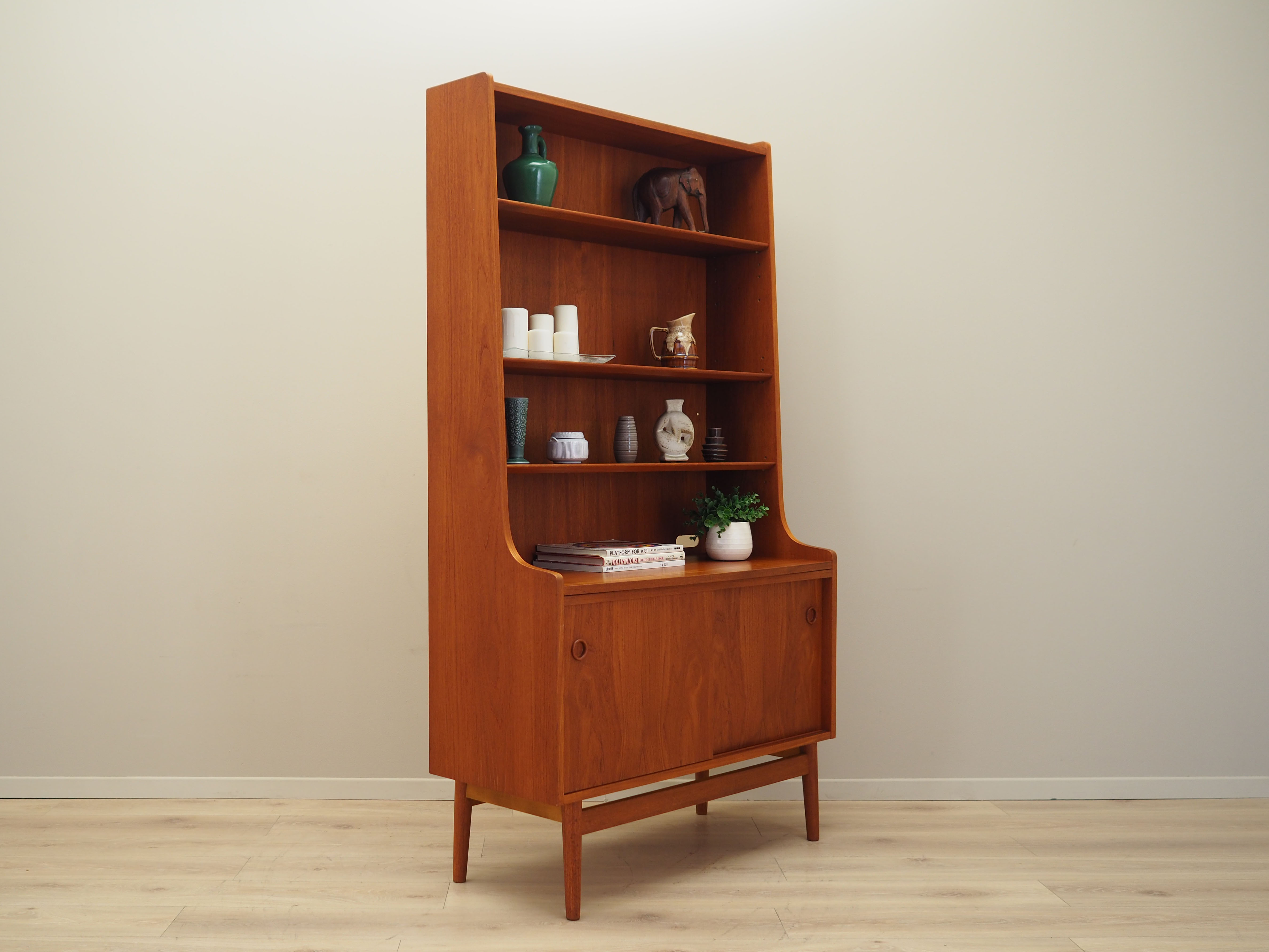 Teak bookcase, Danish design, 1970s, designer: Johannes Sorth