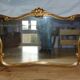 Large Louis XV style mirror 124 x 78 cm