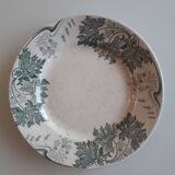 Set of 4 plates in luneville earthenware - murat model