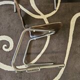 Set of 4 stacking chairs, 1970