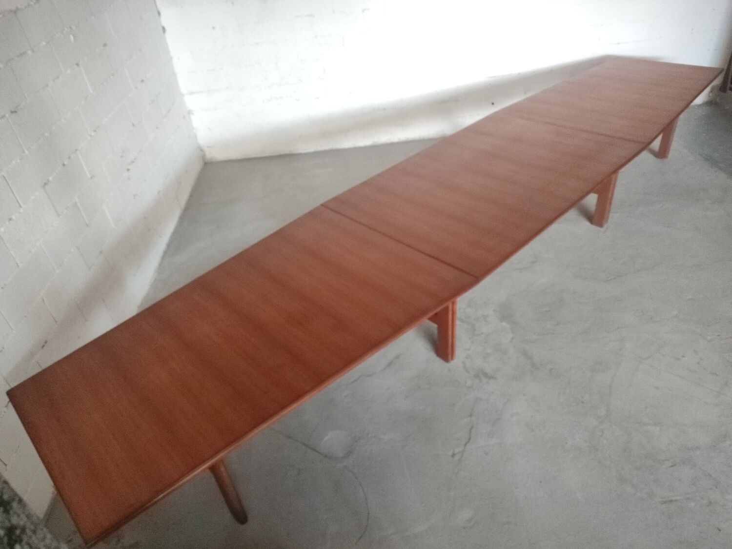 Vintage teak conference table