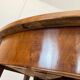 Swiss Biedermeier Extendable Dining Table in Walnut and Brass, 1820s