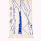 traditional handmade blue Berber rug