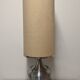 Space age XL living room lamp in brushed aluminium, France circa 1970.