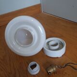 Opaline glass wall lamp