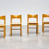 Ilmari Tapiovaara dining chairs for Laukaan Puu