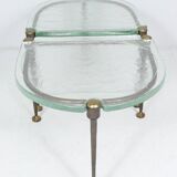 Brutalist German vintage coffee tables by Lothar Klute, 1980s, set of 2