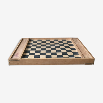 Ancient game of checkers and game of the goose