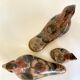 Tonala bird trio, Mexican ceramic