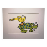 Illustration by Keith Haring - 'Animals' series - 10/12