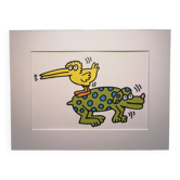 Illustration by Keith Haring - 'Animals' series - 10/12