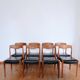 Lot de 8 chaises scandinaves palissandre skaï