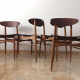 4 Scandinavian chairs 1950