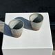 Set of 2 cups in Indonesian ceramic (brown & speckled glazed matte)