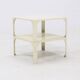 Lot de 2 tables empilables Demetrio 45 par Vico Magistretti pour Artemide 1960