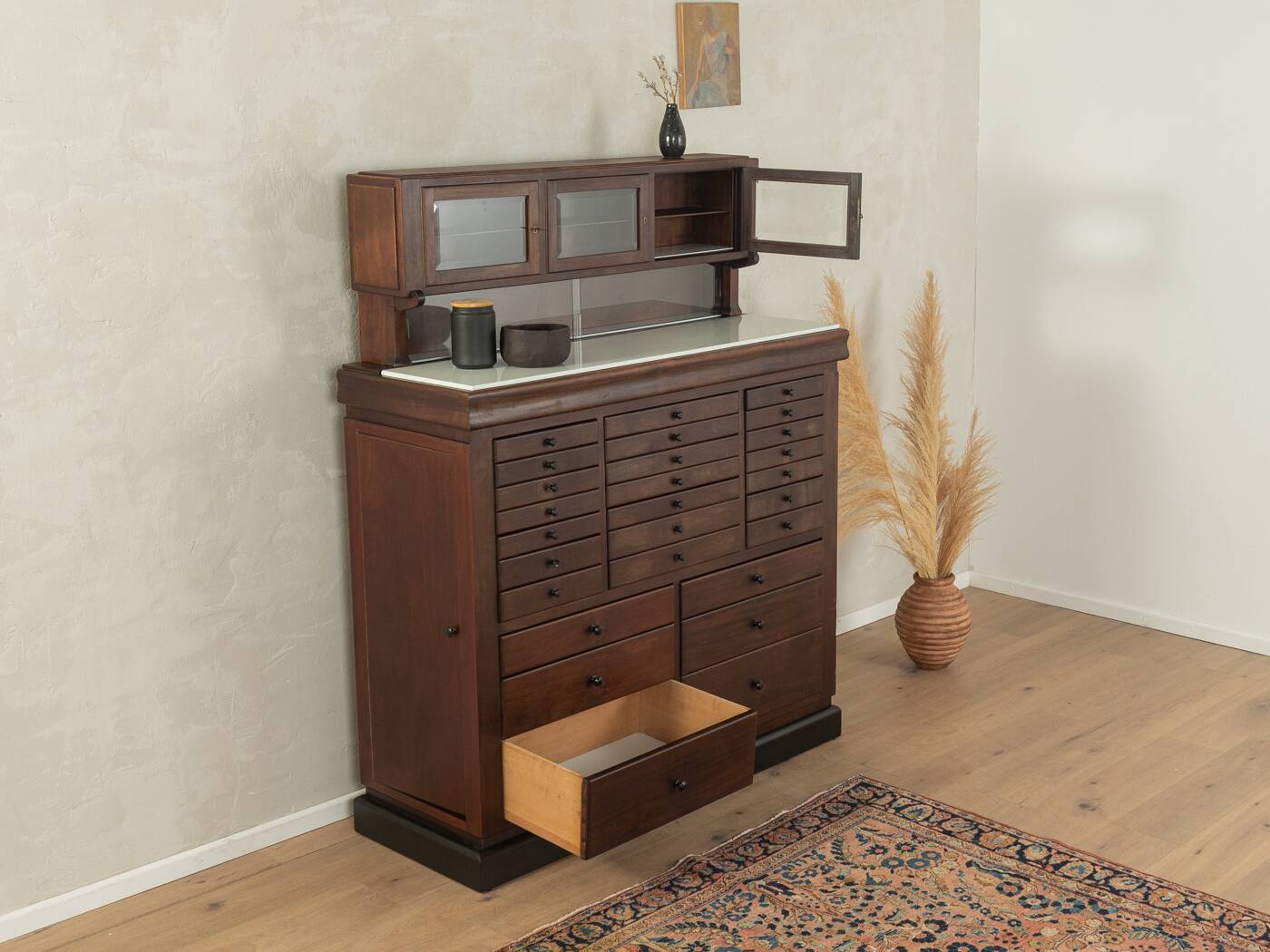 Antique Dental Cabinet, Filing Cabinet, 1920s