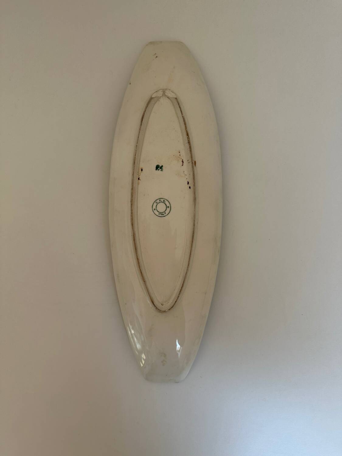 Vintage Italian ceramic pocket tray