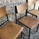 Lot de 4 chaises vintage Hiller 1980’s