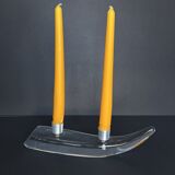 Crystal candle holder