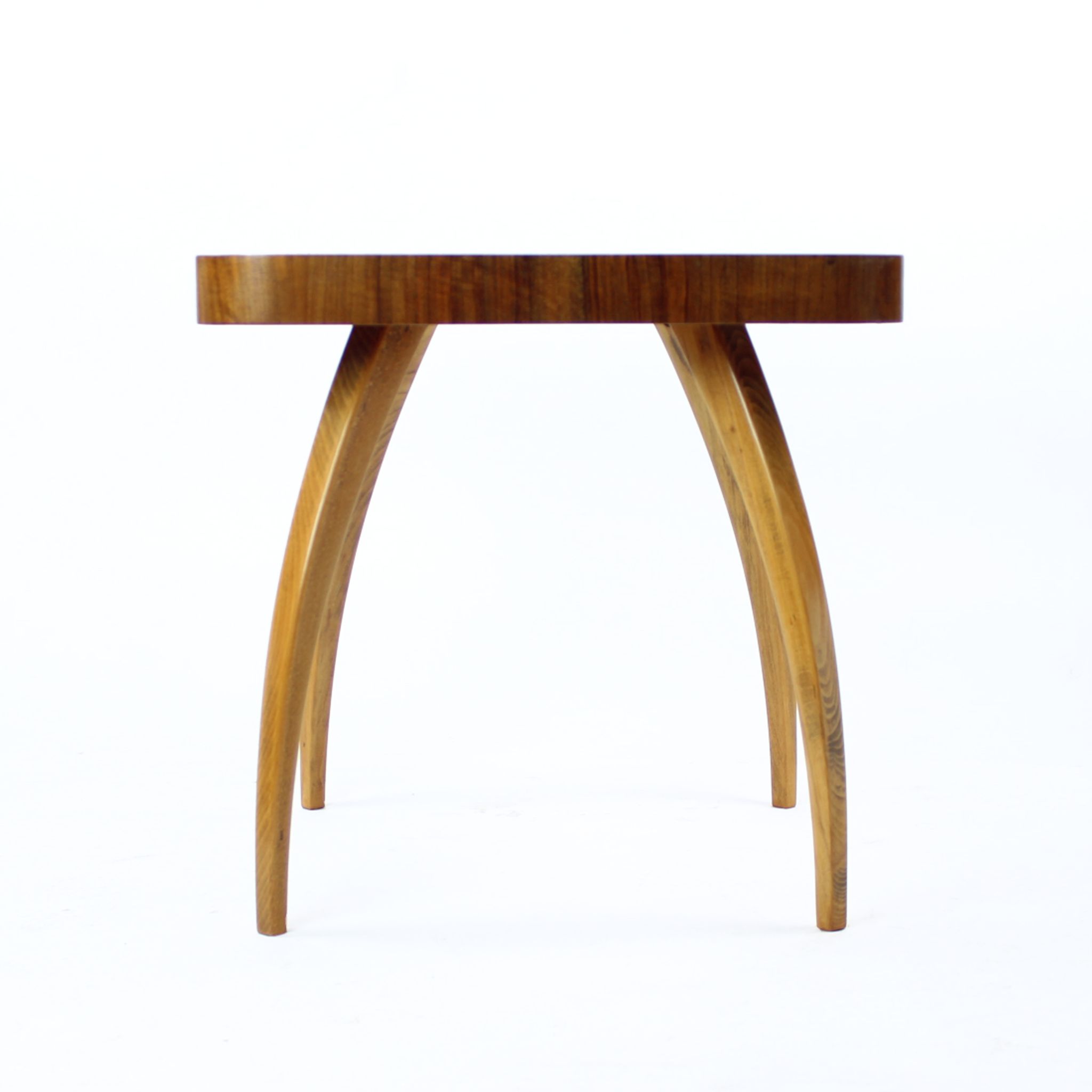 Spider Coffee Table By Jindrich Halabala In Oak & Walnut, Czechoslovakia, 1930