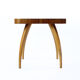 Table basse araignée par Jindrich Halabala en chêne et noyer, Tchécoslovaquie, 1930