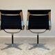 Model EA 105 aluminium chairs by Eames for Herman Miller, 1970s, set of 2