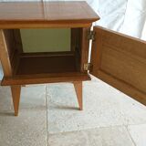 Light oak bedside table
