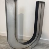 Metal sign letter "U"