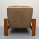 1970s armchair beige in oak