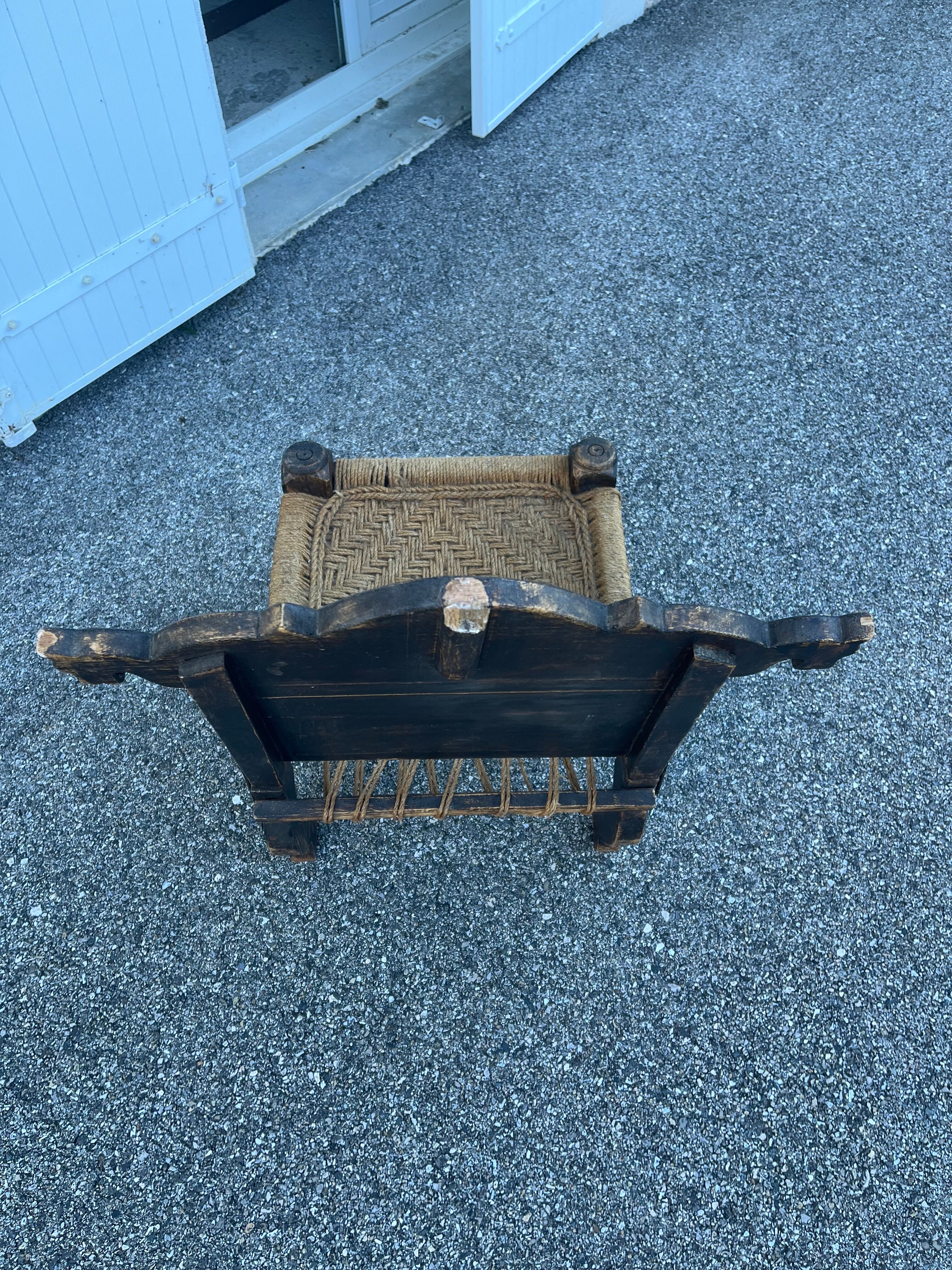 Ancient tribal chair