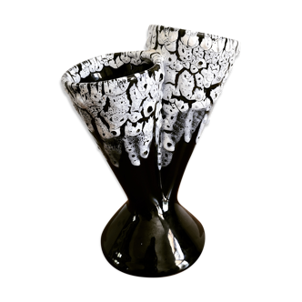 Flame sandstone vase