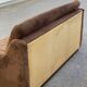 Meral France brown velvet convertible sofa bed