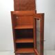 Hifi furniture with vintage wooden glass door