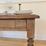 Table en chêne ou bureau