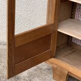 Parisian glazed wardrobe 1930 raw wood