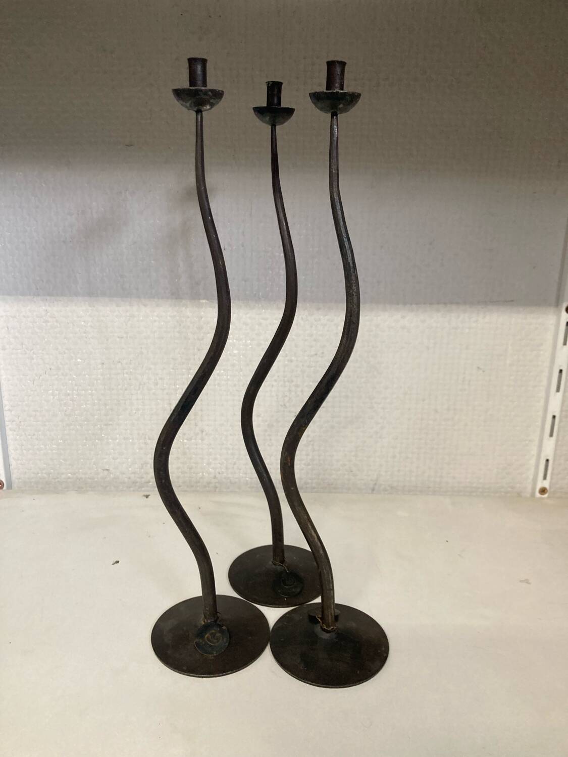 set of 3 Hysteria candle holders