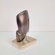 Sculpture abstraite vintage sur socle en marbre, années 1960