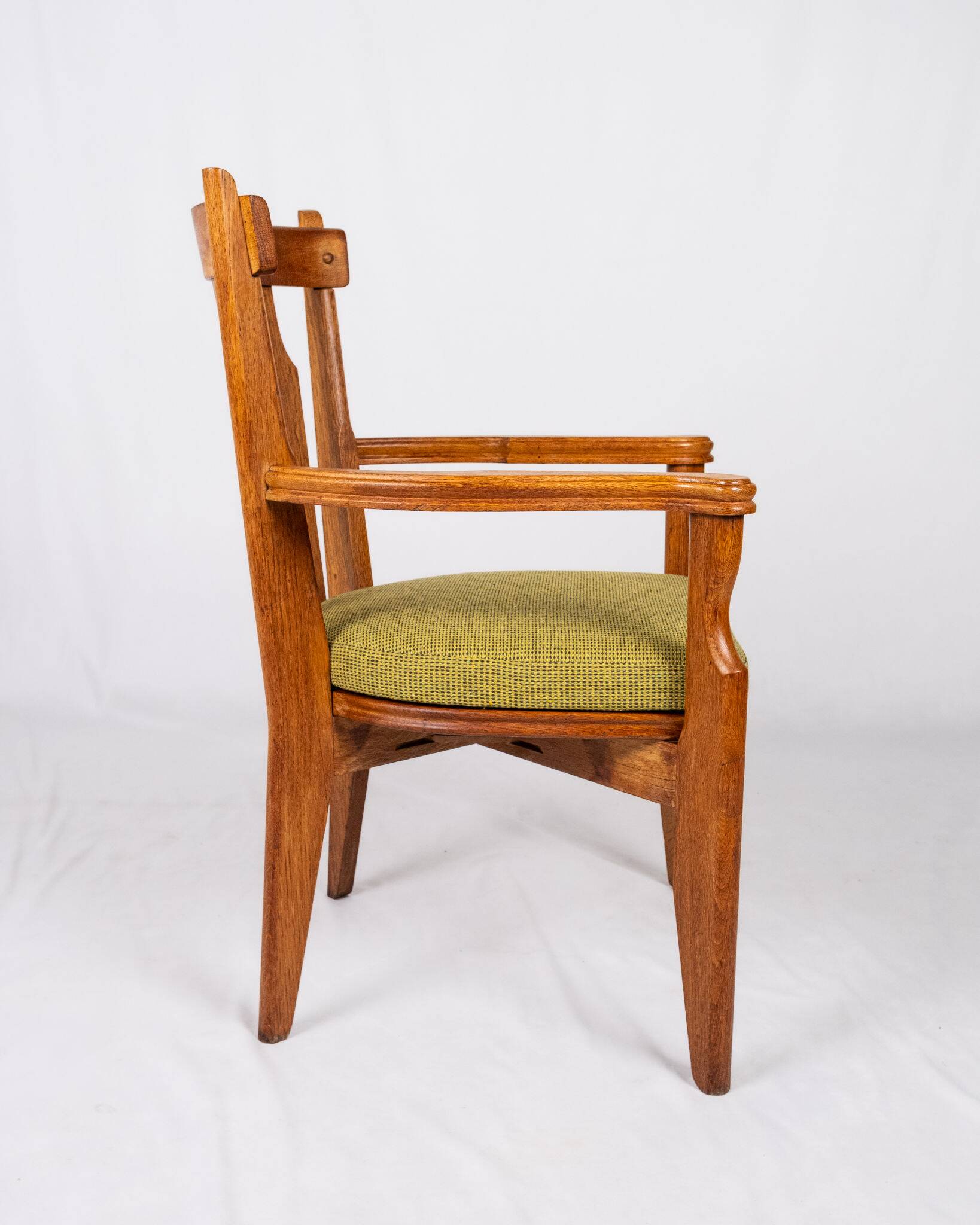 Set of 4 Guillerme and Chambron chairs, Your House, France, 1950s