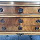 Louis XVI style solid wood chest of drawers, 3 drawers, second half of the twentieth century