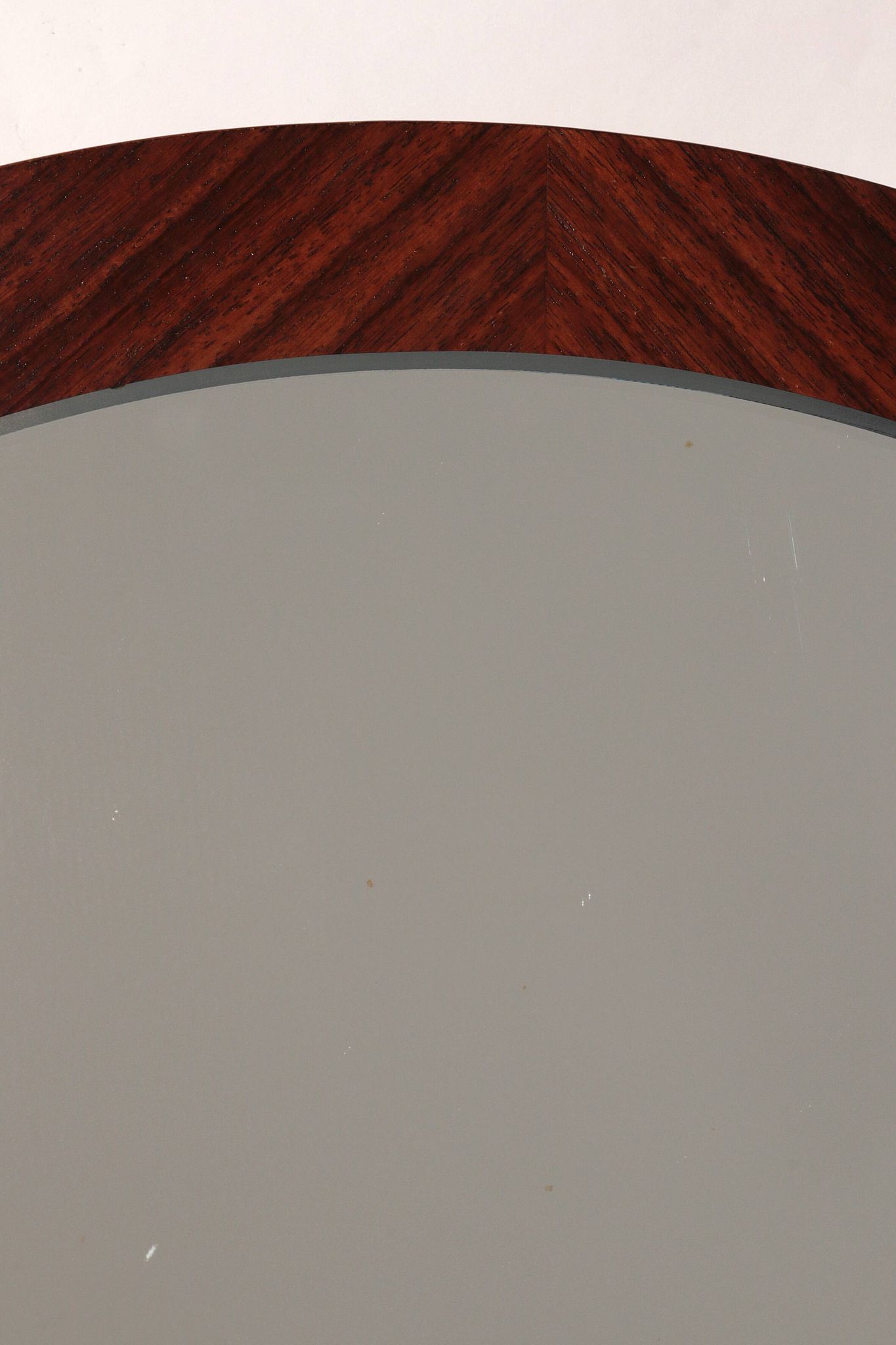 Miroir vintage en placage de palissandre danois 1960 Danemark