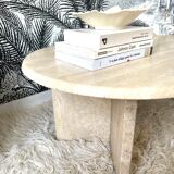 Travertine table 1970