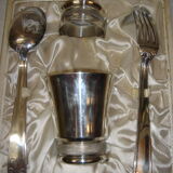 Timbale in silver baptism, 1970