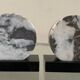 Pair of Art Deco marble bookends