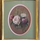 GSP painting "Jetty of roses" late 19th century with frame