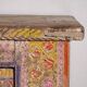 Antique polychrome carved low cabinet in pine – Xinjiang, circa 1900