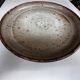 Large round stoneware dish signed Vallauris origin Diameter 30 cm