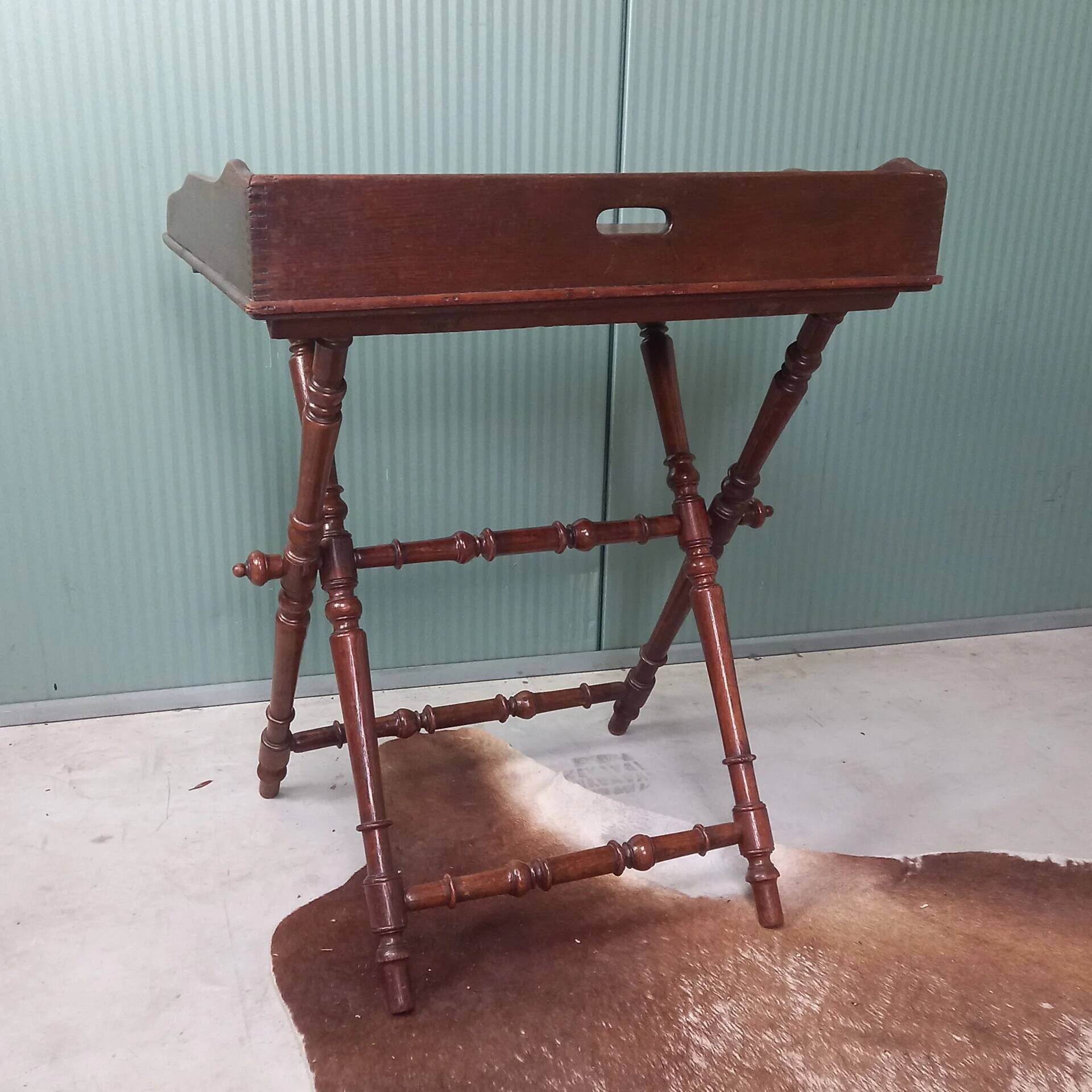 Georgian military campaign butler tray 19th century
