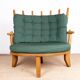 Grand French armchair in solid oak, Guillerme and Chambron Your House
